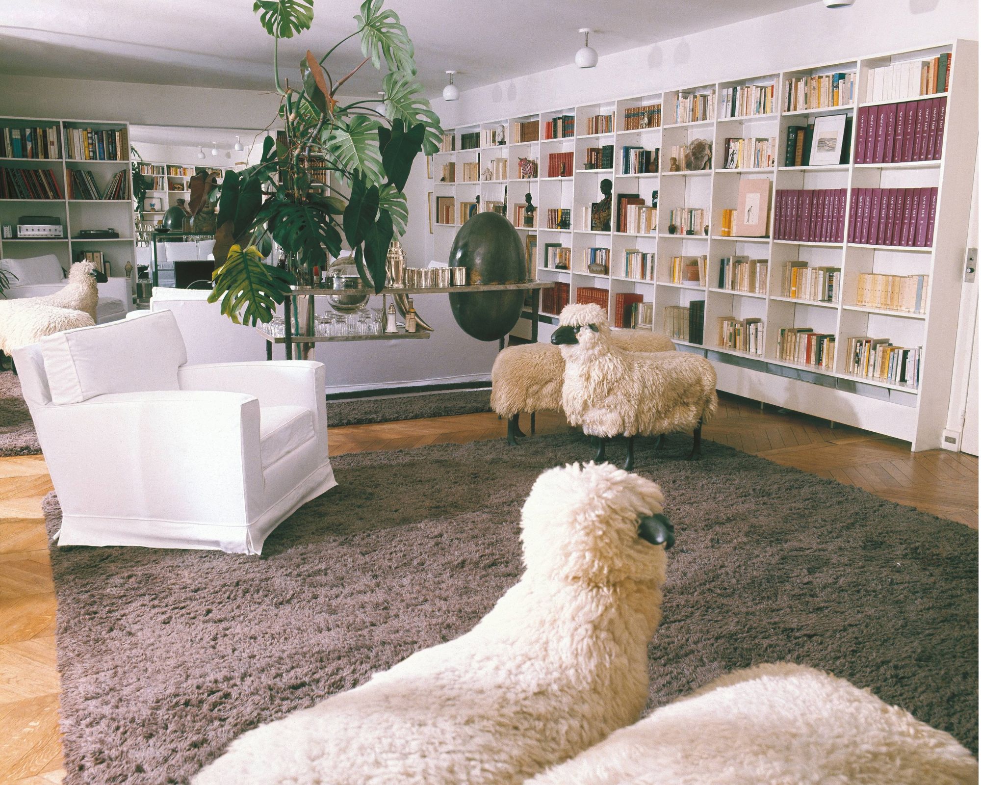 yves st. laurent living room