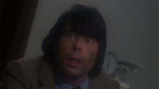 Stephen King looking scared in Creepshow