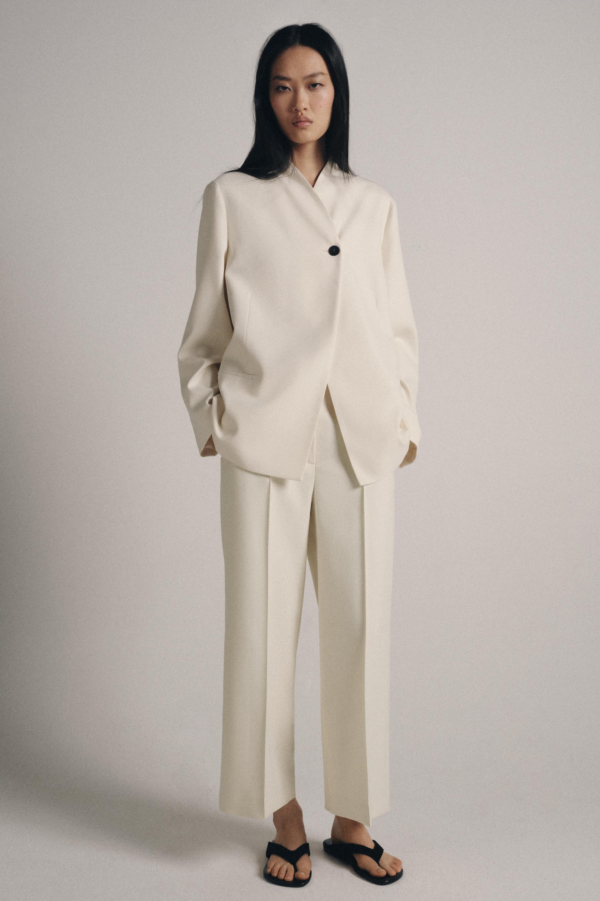 Zw Collection Double-Breasted Blazer