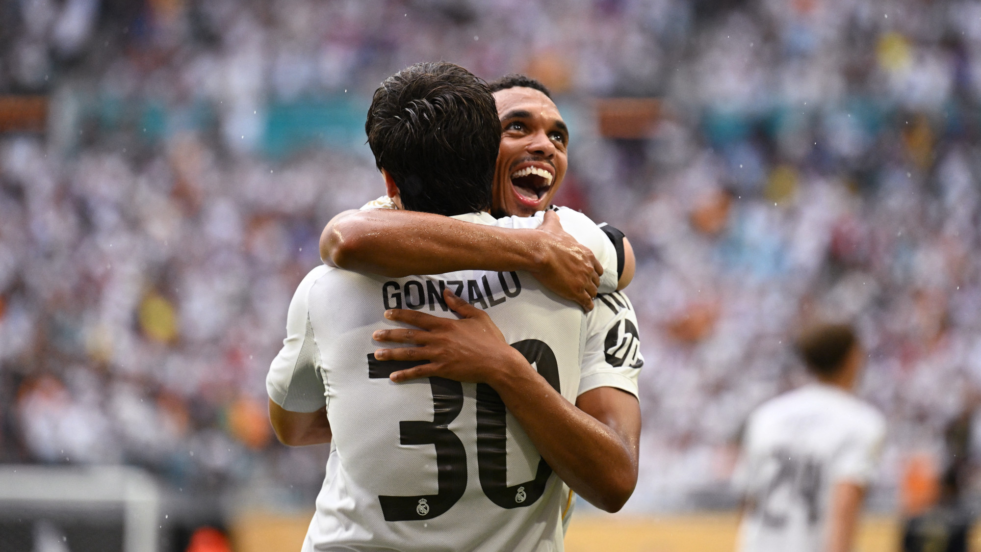 Two soccer players