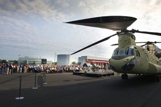 CH-47F Chinook Helicopter