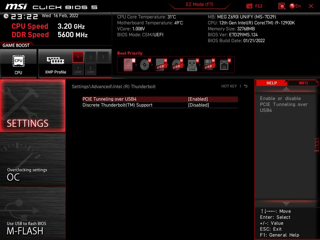 MSI MEG Z690I Unify