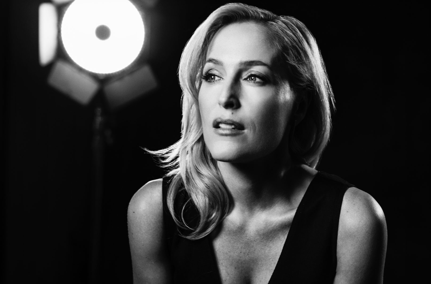 Gillian Anderson shot by Master of Light Mark Mann using the Anova PRO 2.