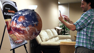 The Lunar and PlanetARy augmented-reality app lets you explore the solar system from the palm of your hand.