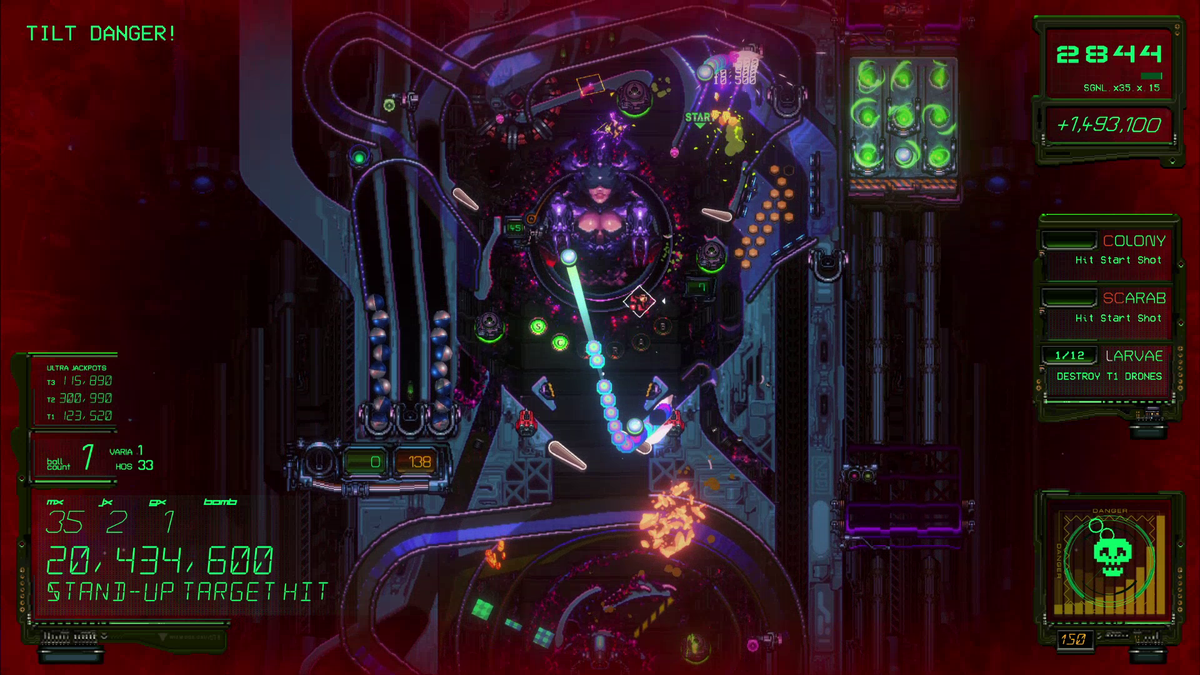 Xenotilt pinball