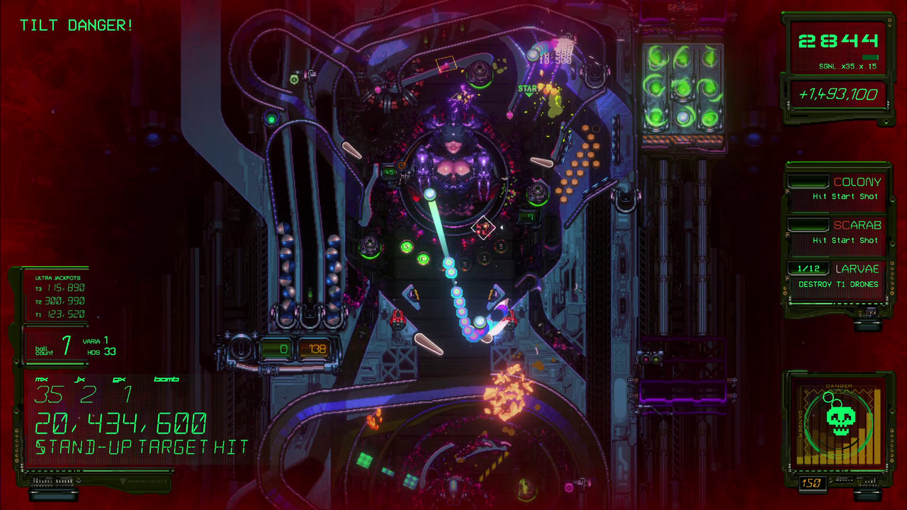 Xenotilt pinball