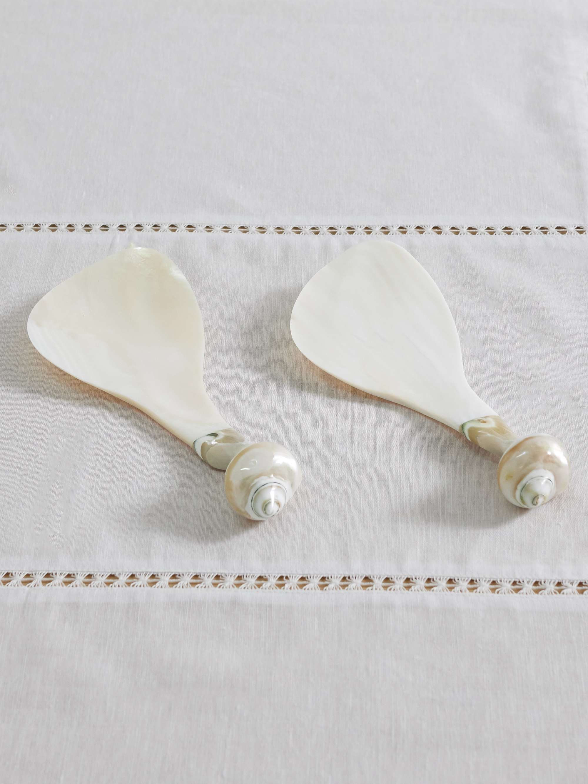 Set of Two Mother-Of-Pearl Salad Servers