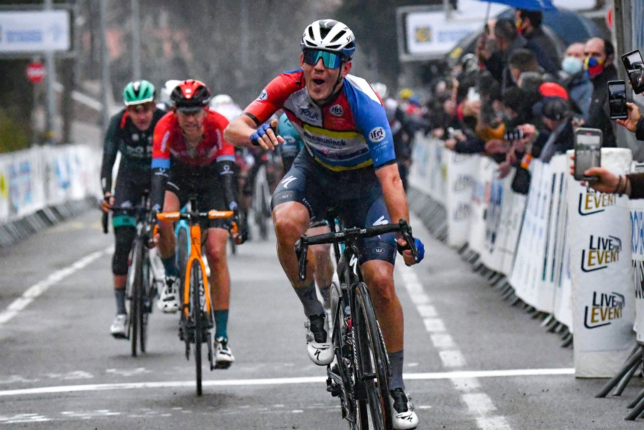 Tour de la Provence 2021 - 6th Edition - 2nd stage Cassis - Manosque 174,7 km - 12/02/2021 - Davide Ballerini (ITA - Deceuninck - Quick-Step) - photo William Cannarella CV/BettiniPhoto&Acirc;&copy;2021