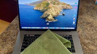 MacBook Pro with Microfiber Clean