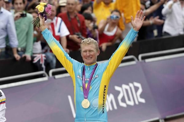 Alexandre Vinokourov (Kazakhstan) was a surprise winner at the London 2012 Olympics.