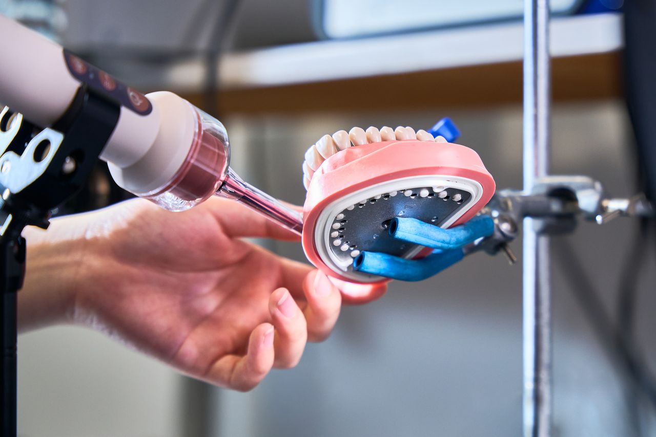 Behind the scenes at Dyson's toothbrushing laboratory