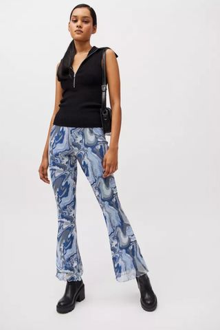 shopping patterned pants