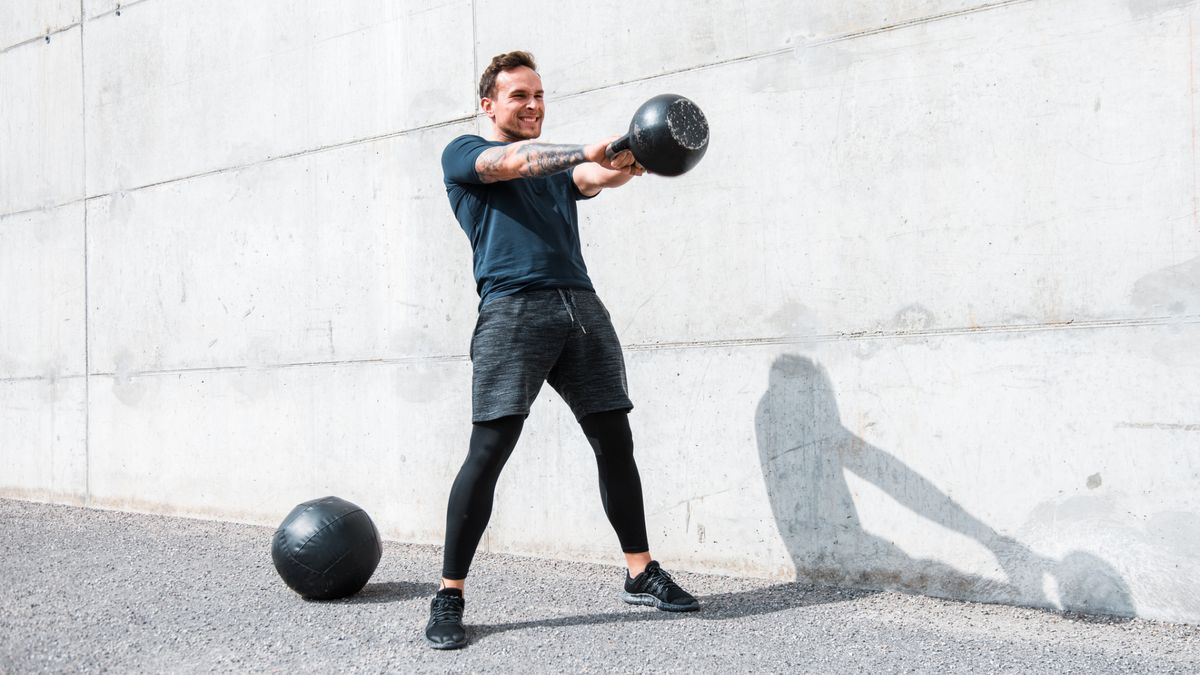 One kettlebell, four moves and 15 minutes to build full-body strength and boost your metabolism