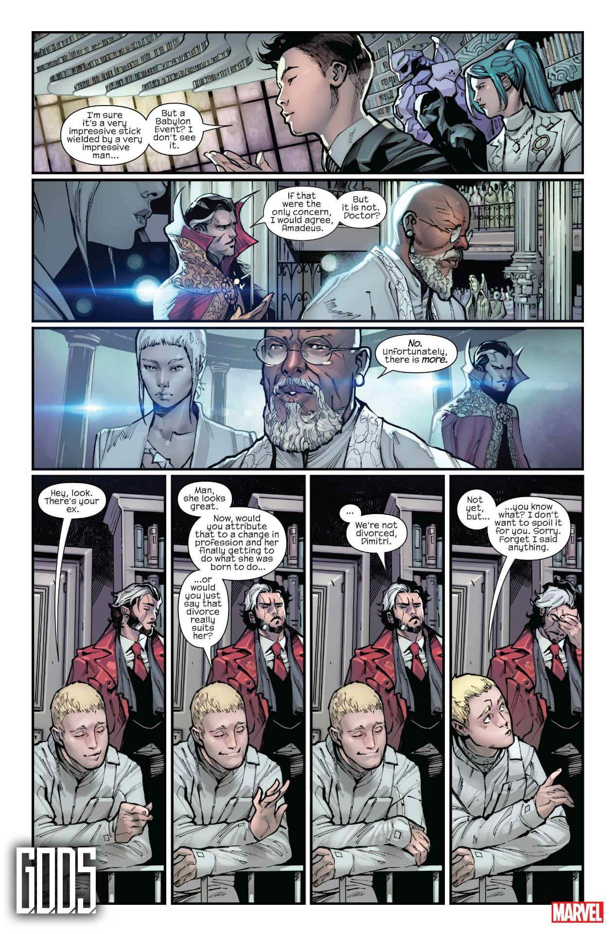 GODS #1 interior art