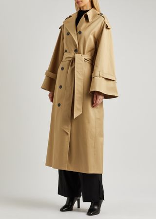 Alanis Stretch-Cotton Trench Coat