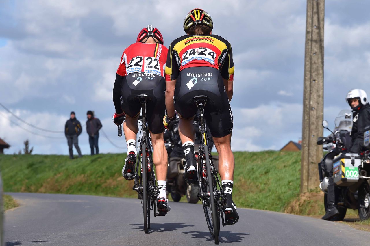 Jens Debusschere and Lars Bak (Lotto Soudal)
