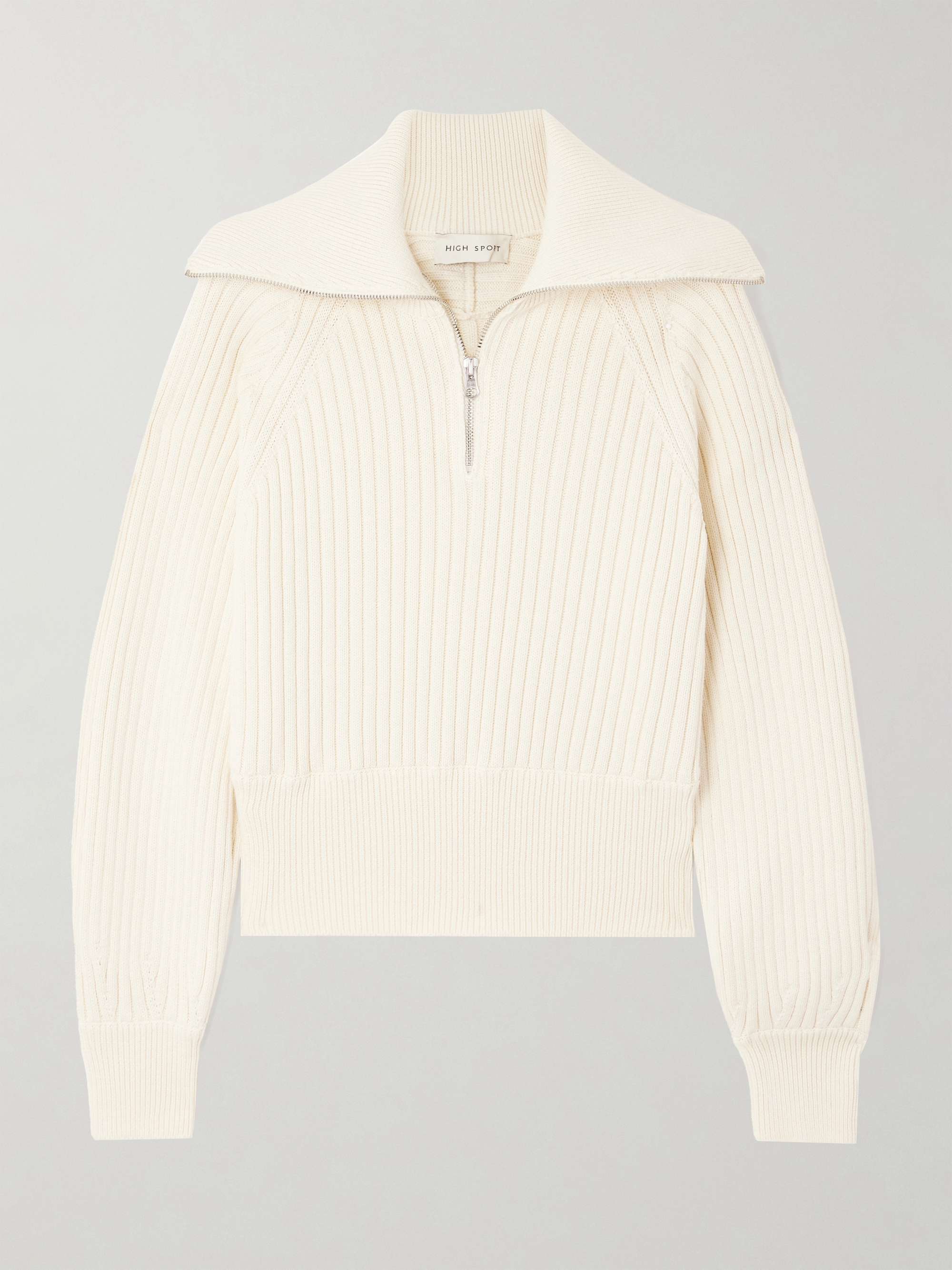 HIGH SPORT Chester Ribbed Cotton-Blend Sweater