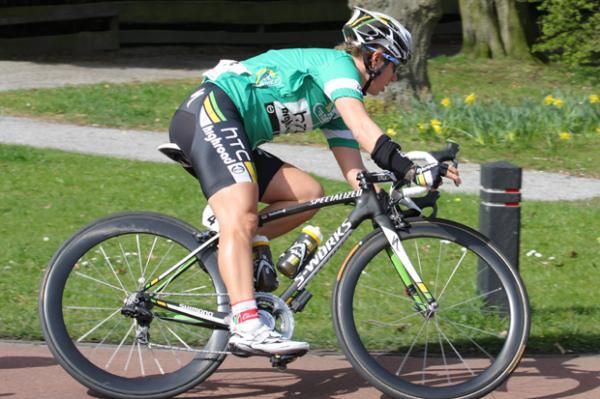 Points leader Ina Teutenberg (HTC Highroad Women)