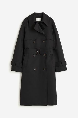 H&M, Double-Breasted Twill Trench Coat