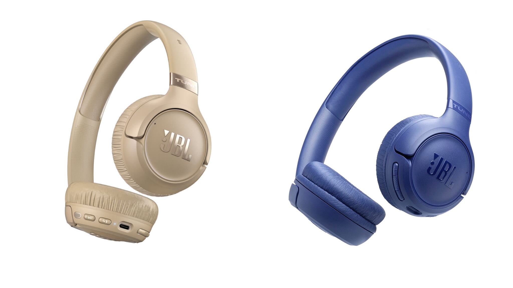JBL have added new colors for their 2025 Tune headphones: beige and blue