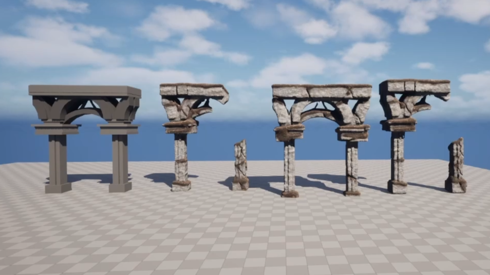 Check out the new cliff-generation pipeline and a tool for creating ruins.
