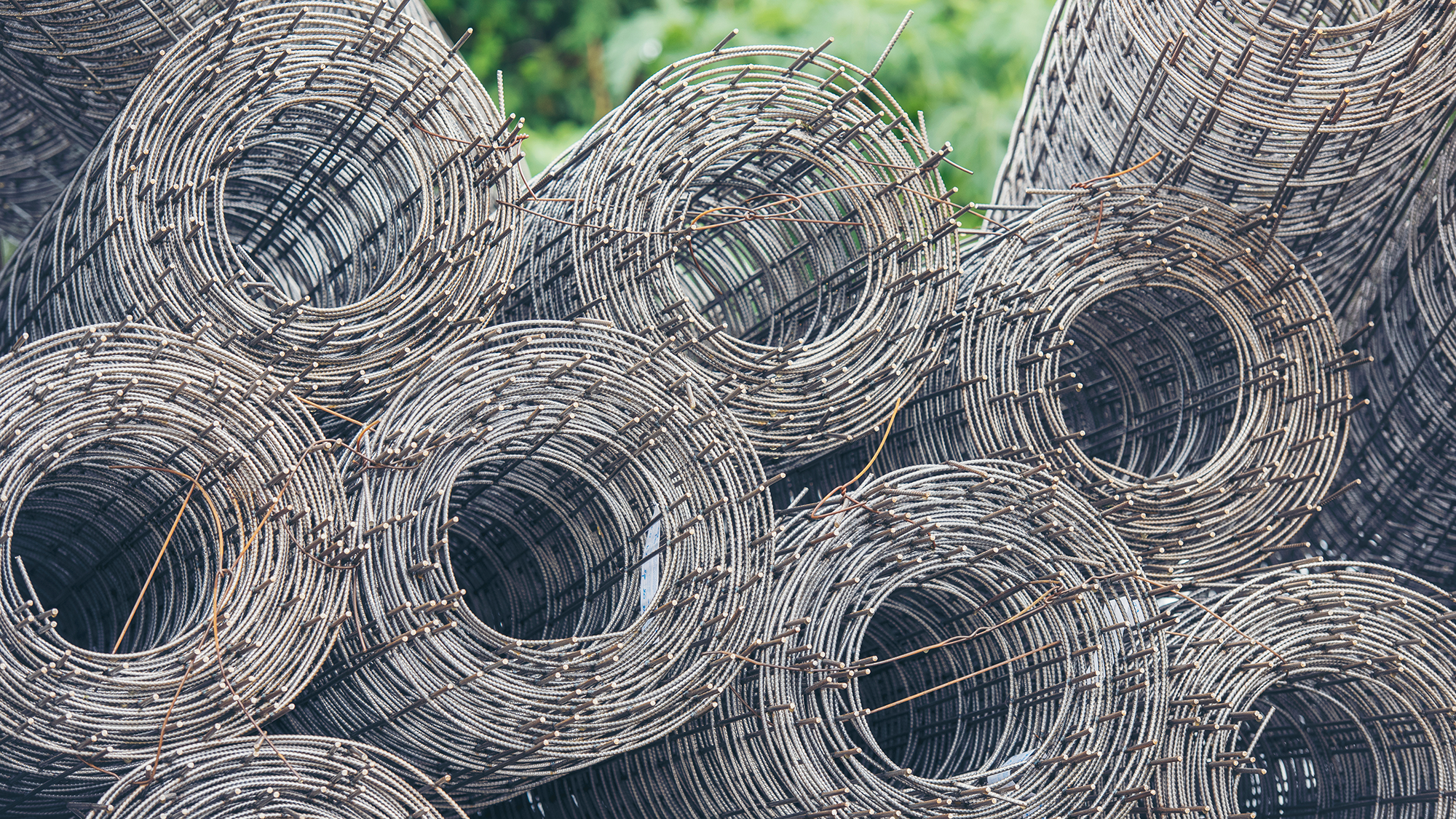 Rolls of chickenwire