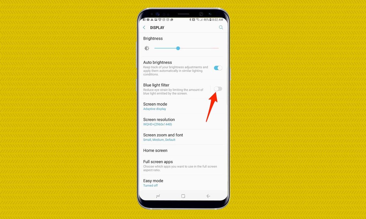 How to Turn On the Galaxy S8’s Blue Light Filter Samsung Galaxy S8