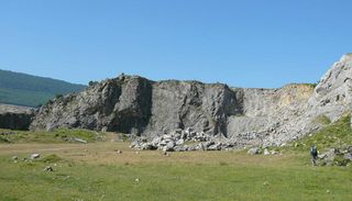 southern wall of the Koskobilo quarry in northern Spain
