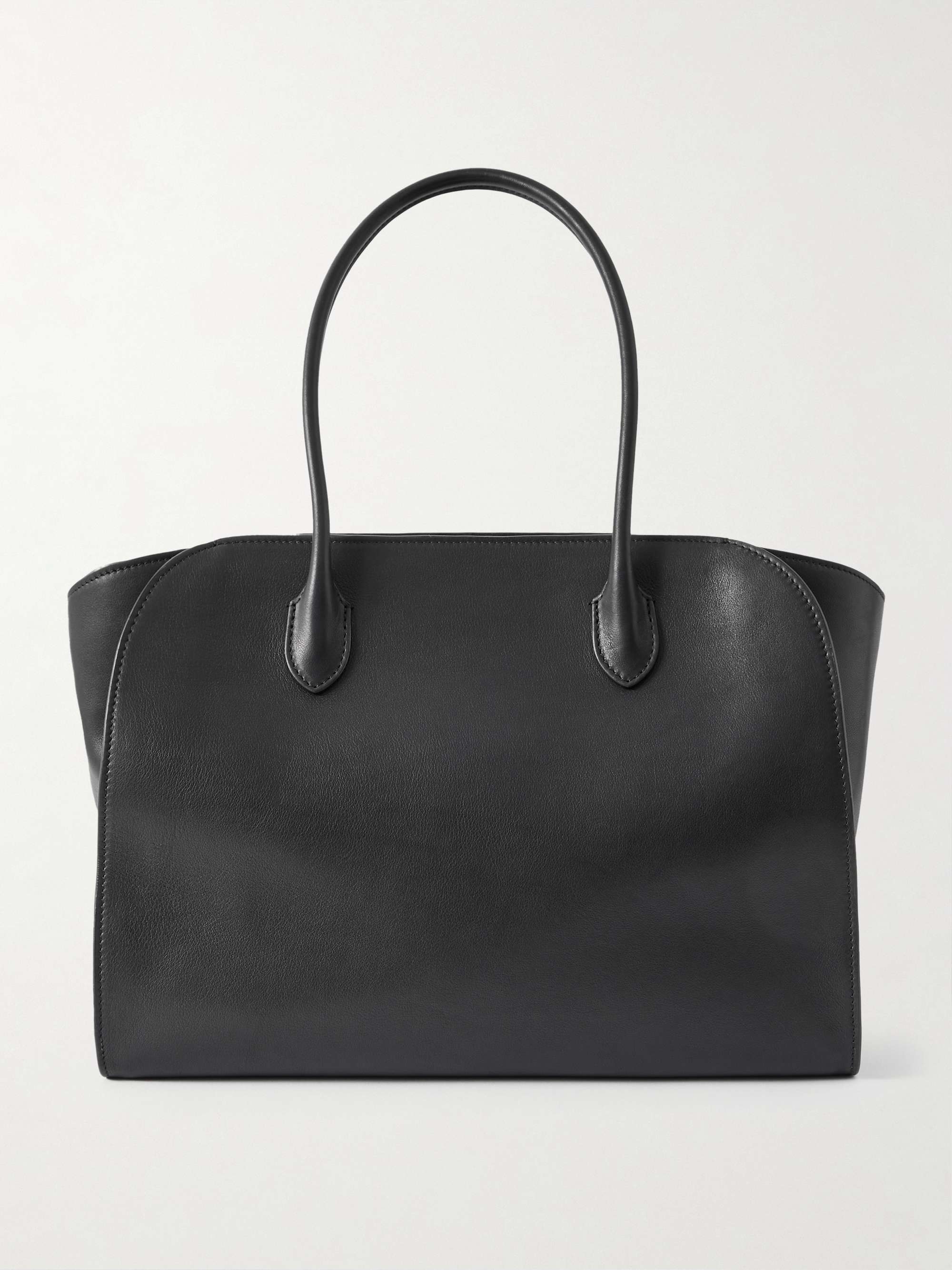 Marlo 14 Textured-Leather Tote