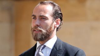 James Middleton attends the wedding of Prince Harry and Meghan Markle at St George's Chapel
