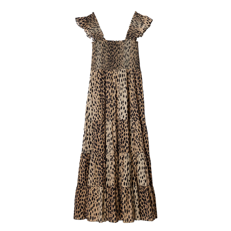 leopard maxi dress rixo