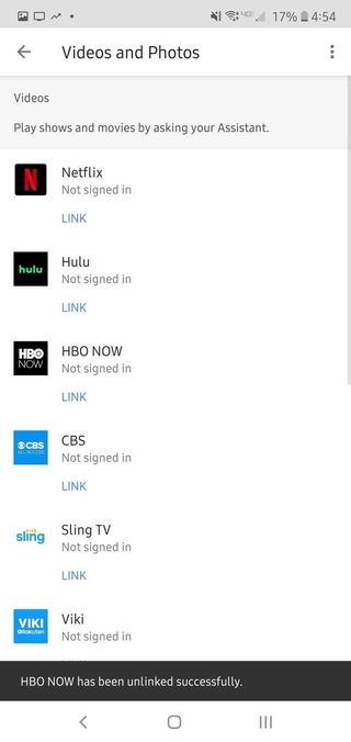 Streaming Apps Nest Hub - step 3