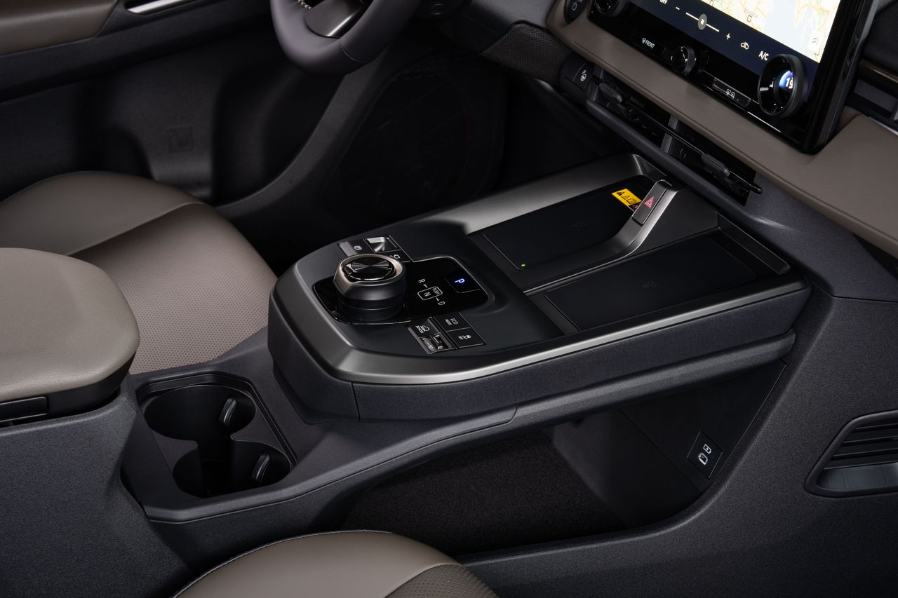 Interior details of the bZ4X Touring
