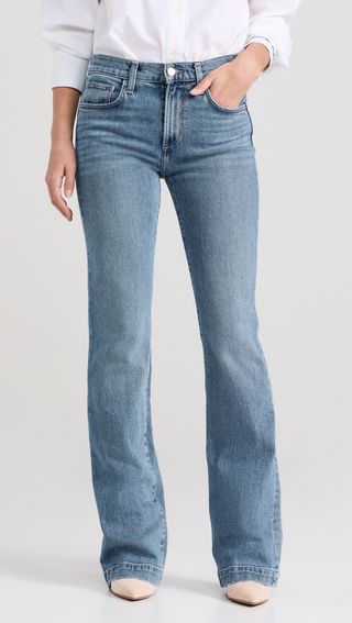 The Frankie Bootcut Jeans With Wide Hem