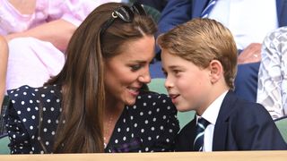 Princess Catherine and Prince George attend the Men's Singles Final
