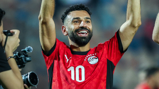 Mohamed Salah and Head Coach Hossam Hassan of Egypt stand together after the FIFA World Cup African qualifiers match Group A between Egypt and Ethiopia at Cairo International Stadium in Cairo, Egypt, on September 5, 2025. 