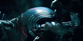 Kylo Ren helmet in Star Wars The Rise of Skywalker