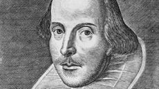 A portrait of William Shakespeare from the title page of the First Folio of his plays