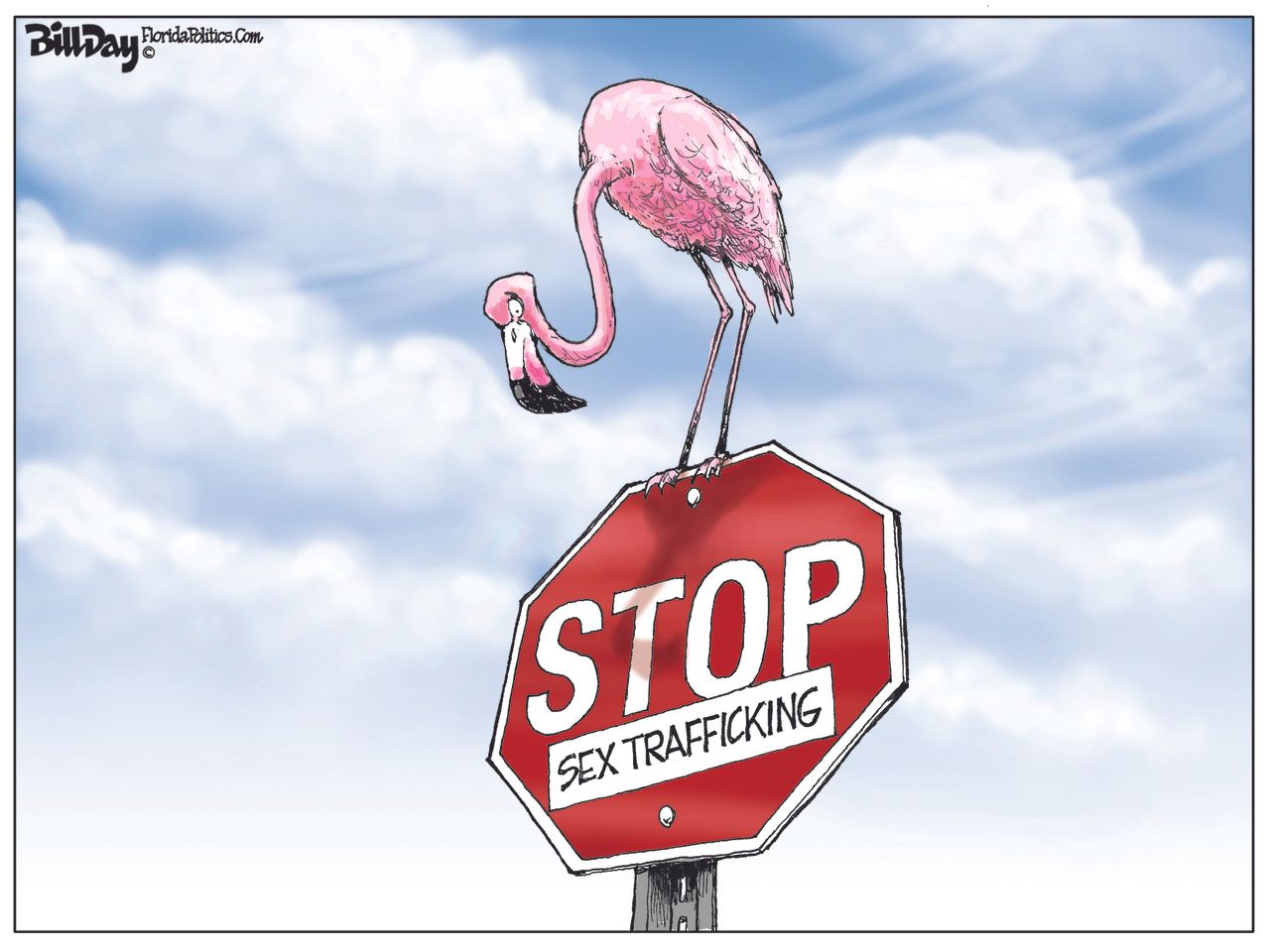 Political&amp;amp;nbsp;Cartoon&amp;amp;nbsp;U.S. Trump GOP sex trafficking robert kraft prostitution