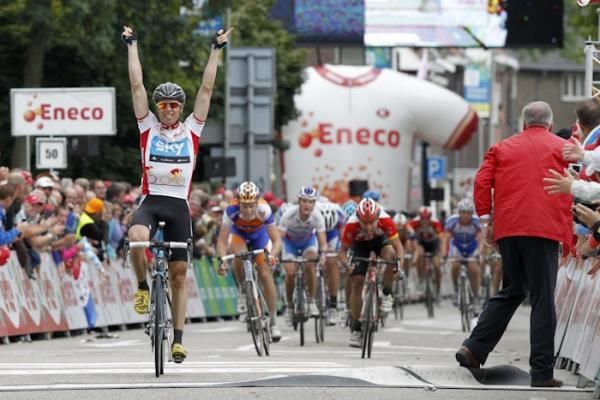 Edvald Boasson Hagen (Sky) sealed Eneco Tour victory with a stage win.