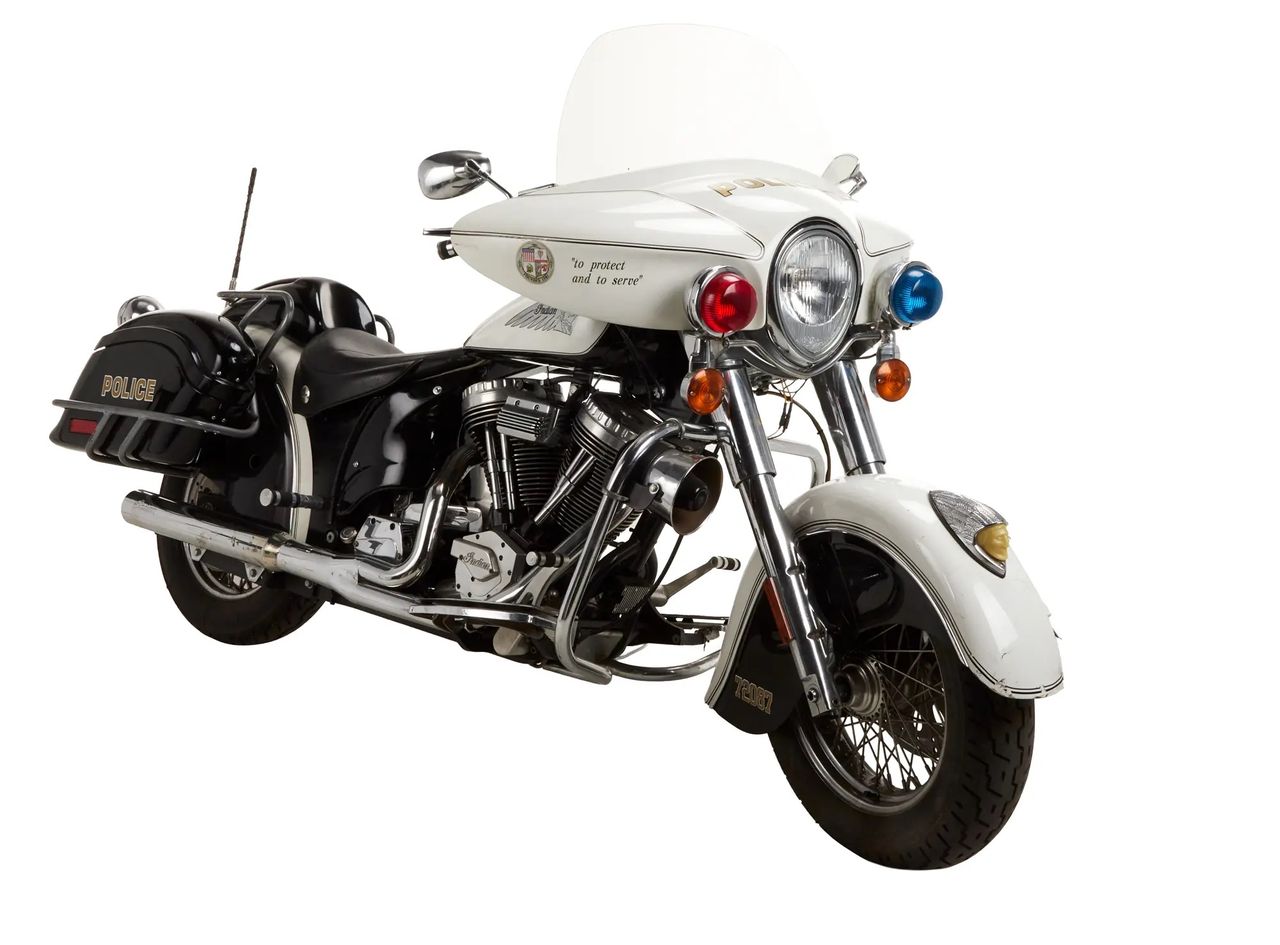 Terminator (Arnold Schwarzenegger) 2002 Indian Chief "Police Special" Motorcycle