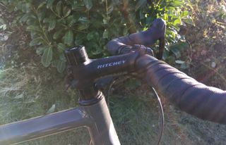 A Ritchey stem fitted to a gravel bike