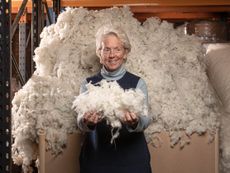 Amanda Oldfield sources wool from Sandringham’s pastures for her company’s mattresses.