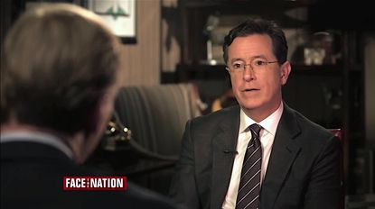 Stephen Colbert and John Dickerson talk politics, religion, joy