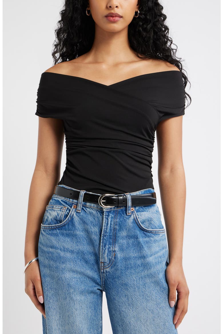 Crossover Off the Shoulder Top