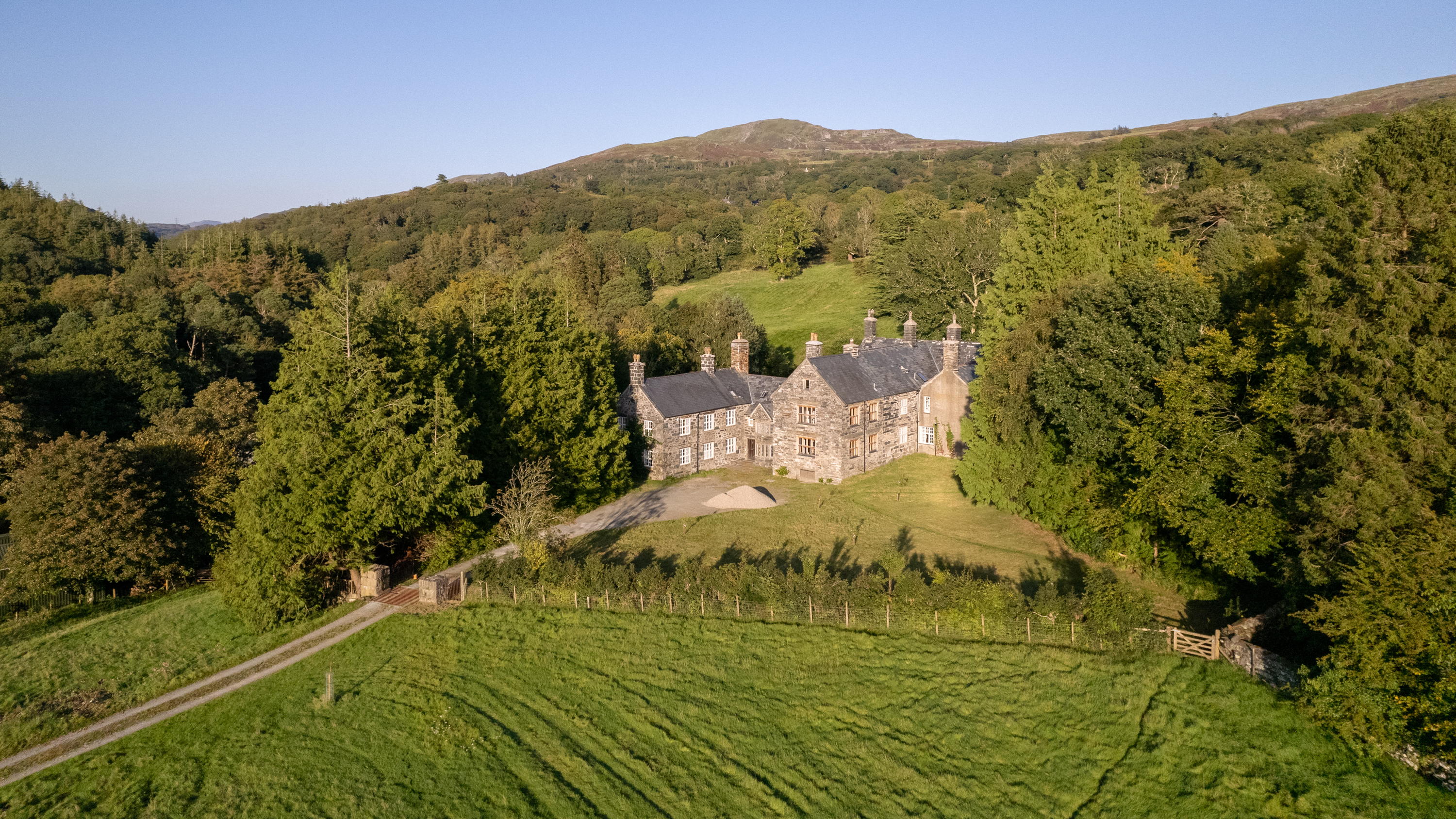 Glyn Cywarch castle in Wales