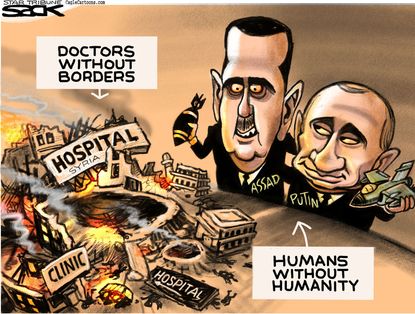 Editorial Cartoon U.S. Syria Assad