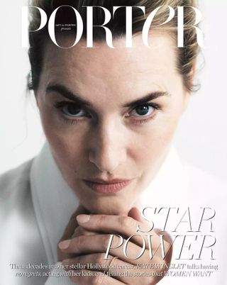Kate Winslet on the cover of PORTER