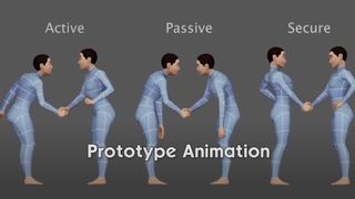 Examples of "Read the Room" animation improvements in the works for Project Rene