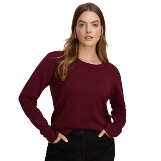 Oasis Plus Size Knitted Crew Jumper